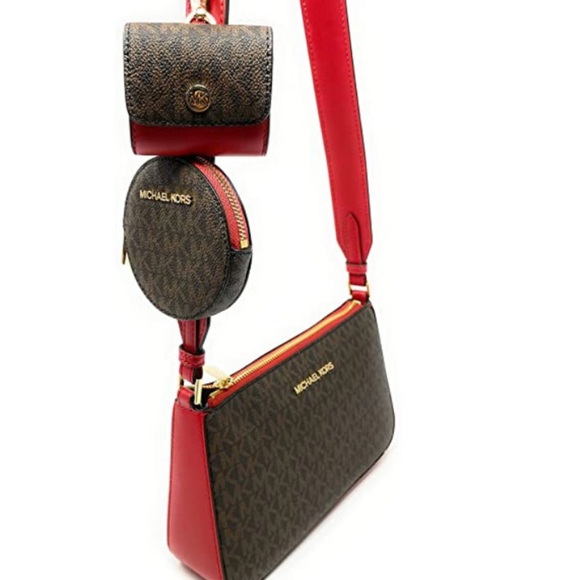 Michael Kors Crossbody MK Signature Brown - Picture 5 of 5